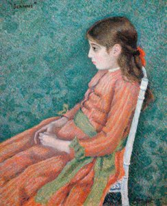 Portrait de Jeanne - Lucien Pissarro