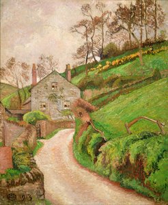 La maison du garde-chasse ou le cottage du jardinier - Lucien Pissarro