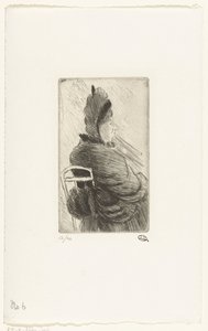 Femme assise - Lucien Pissarro