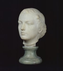 Tête de Jane Poupelet (1878-1932) 1897 - Lucien Schnegg