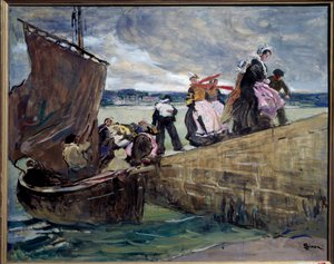 Le contrebandier à Sainte Marine en Bretagne