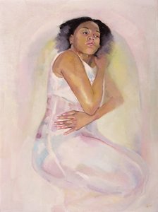 Fille pensante, 2004 (huile sur toile)