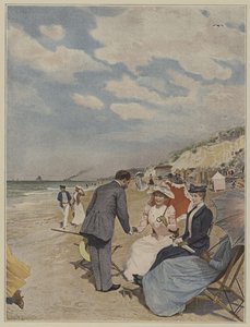 À Étretat, la saison battait son plein - Lucius Rossi