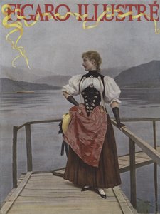 En Suisse. Couverture de Le Figaro Illustré, juillet 1893 - Lucius Rossi