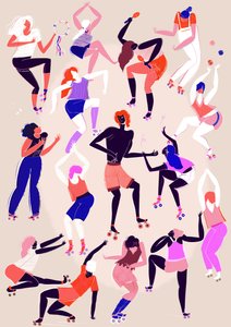 Roller Disco, 2015 (numérique)