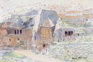 Tombes anciennes dans la vallée du Cédron, Jérusalem
