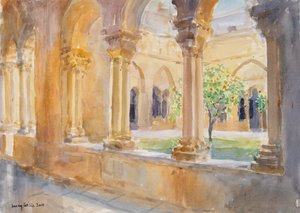 Le Cloître de Sainte-Catherine, Bethléem, Israël, 2019