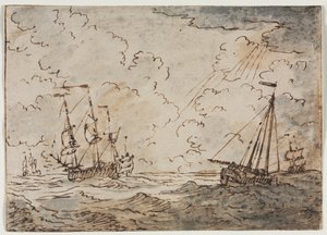 Navires en mer