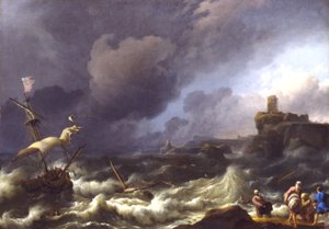La tempête - Ludolf Backhuysen