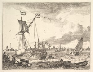 Scène de port