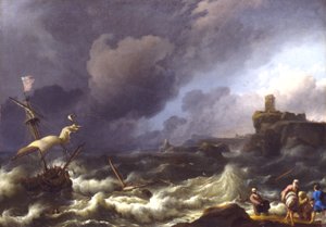 La Tempête, fin du 17ème siècle - Ludolf Backhuysen I