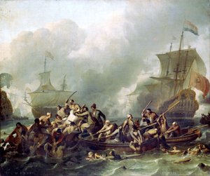 La Bataille de Texel - Ludolf Bakhuizen