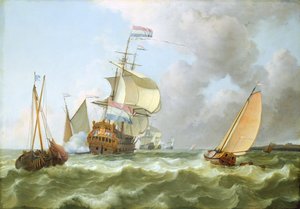 Le navire de guerre 