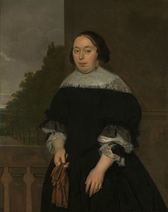 Aletta van Ravensberg (1635-77), épouse de Jan van Nes - Ludolf de Jongh