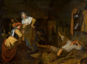 Soldats au réveil - Ludolf de Jongh
