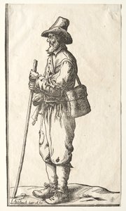 Mendiant de Profil Vers la Gauche - Ludolph Büsinck