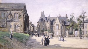 La Petite Place du Village, 1870
