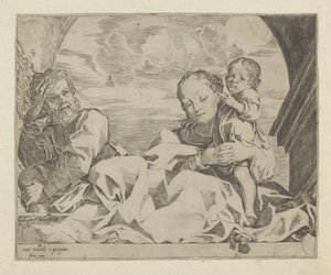 Sainte Famille sous une arche - Ludovico Carracci
