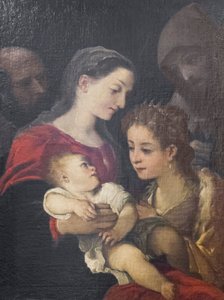 La Sainte Famille avec les saints François et Catherine d