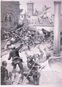 Si jamais vous troublez nos rues à nouveau., illustration de Roméo et Juliette - Ludovico Marchetti