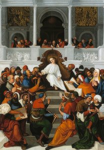 Le Christ enseignant au temple à douze ans