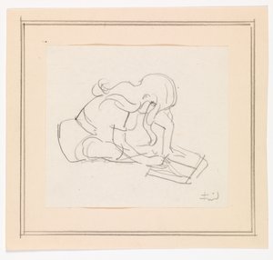 Jeune fille lisant - Ludvig Find