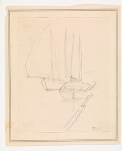 Voiliers à un quai - Ludvig Find
