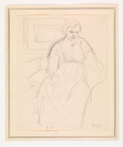 Femme assise - Ludvig Find