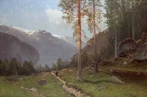 Paysage de fjord - Ludvig Skramstad