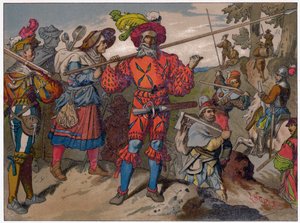 Landsknechts du XVIe siècle, XIXe siècle