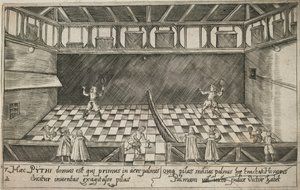 Un jeu de tennis réel, vers 1600 - Ludwig Ditzinger