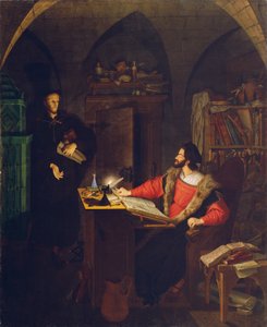 Faust et Méphisto dans le cabinet d