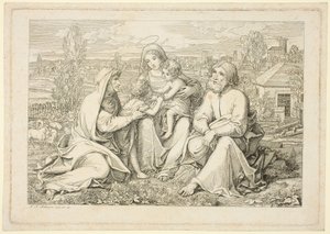 La Sainte Famille - Ludwig Ferdinand Schnorr von Carolsfeld