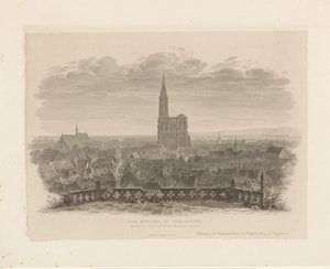 Vue de la cathédrale de Strasbourg