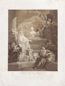 Image commémorative pour le pape Pie VI - Ludwig Gottlieb Portman