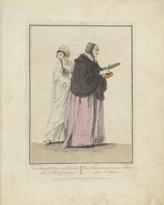 Mère et fille en route pour l