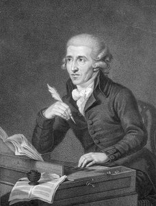 Joseph Haydn (1732-1809) gravé par Schiavonnetti, 1792