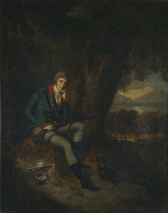 Portrait du comte Nikita Petrovich Panin 1770-1837 en tenue de chasse - Ludwig Guttenbrunn