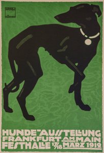 Exposition canine, 1912 - Ludwig Hohlwein