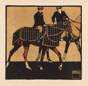 Du Portfolio Turf. Douze images de courses de chevaux, 1909 - Ludwig Hohlwein