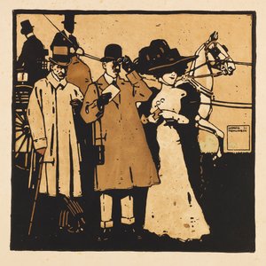 Du portfolio Turf. Douze images de courses de chevaux, 1909 - Ludwig Hohlwein