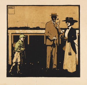 Du Portfolio Turf. Douze images de courses de chevaux, 1909 - Ludwig Hohlwein