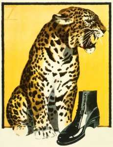 Affiche pour la publicité de chaussures - Ludwig Hohlwein