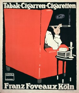 Tabac-Cigares-Cigarettes Franz Foveaux Cologne - Ludwig Hohlwein