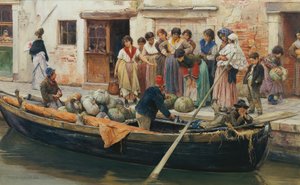 Vendeur de courges à Chioggia