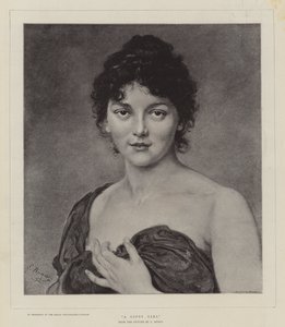 Une fille gitane - Ludwig Knaus