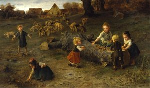 Tartes de boue, 1873 - Ludwig Knaus