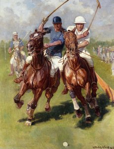 Un match de polo - Ludwig Koch