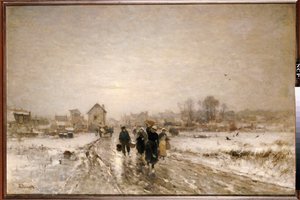 Retour du marché - Ludwig Munthe