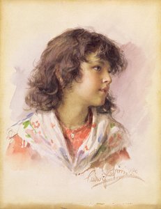 Tête de fille, 1886